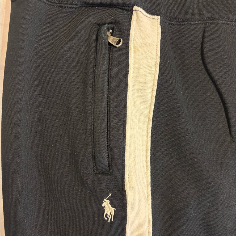 Ralph Lauren Black 1/4 Zip Sweatshirt and Pants Bundle - Picture 12 of 13